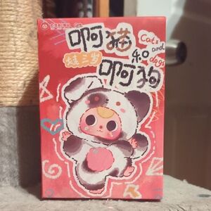 Cute Panda Doll - Red and Pink
